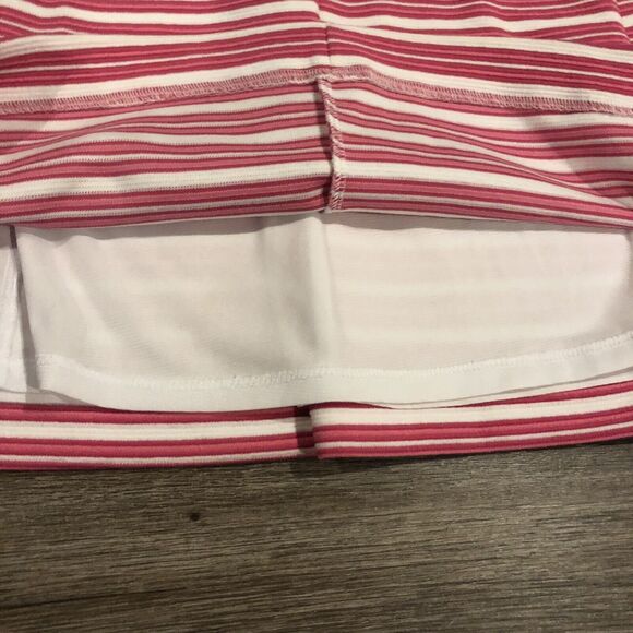 Lilly Pulitzer Dress Small Pink White Stripe Sleeveless Lined V Neck Back Zip - Picture 9 of 12